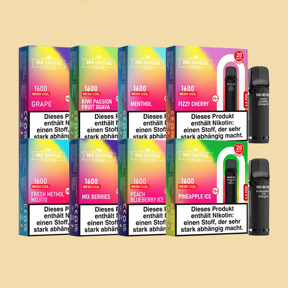 SKE Crystal Pro Set 10 Pods 