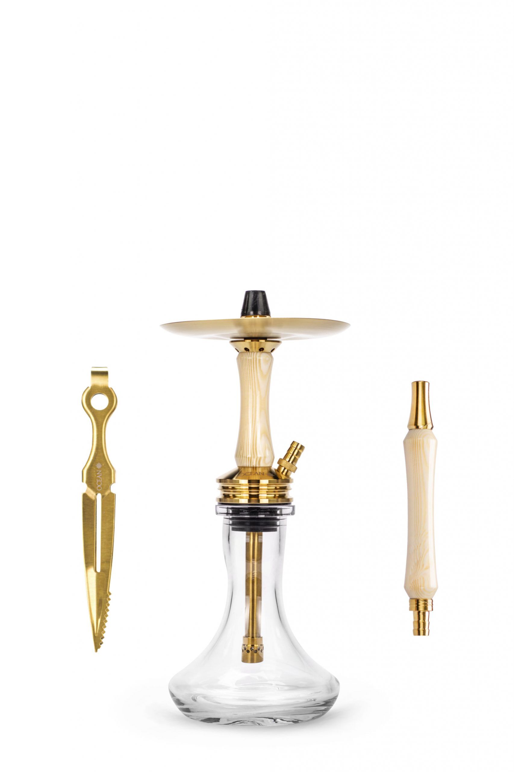 Ocean Hookah Kaif S Gold White Wood
