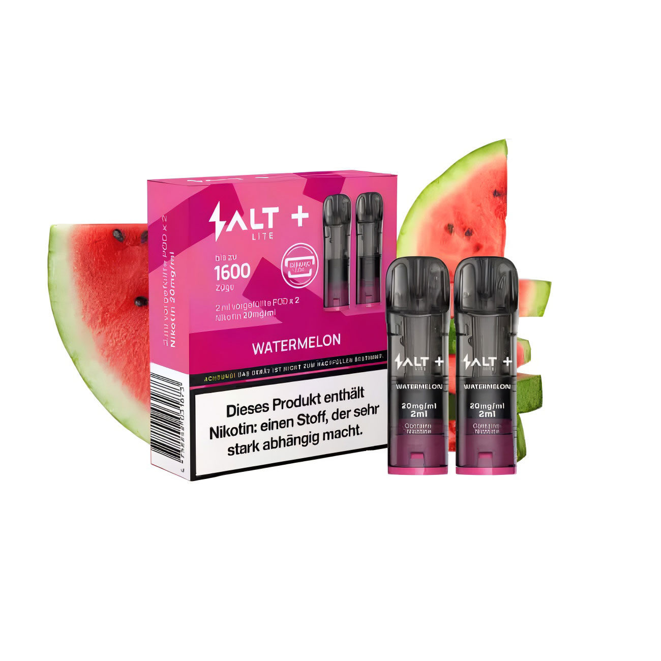 Salt Plus Lite Pods 20mg Watermelon
