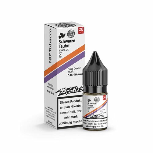 187 Salts 10ml Schwarze Taube-20mg