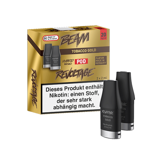 Revoltage Beam Pod 2er Tobacco Gold 20 mg/ml