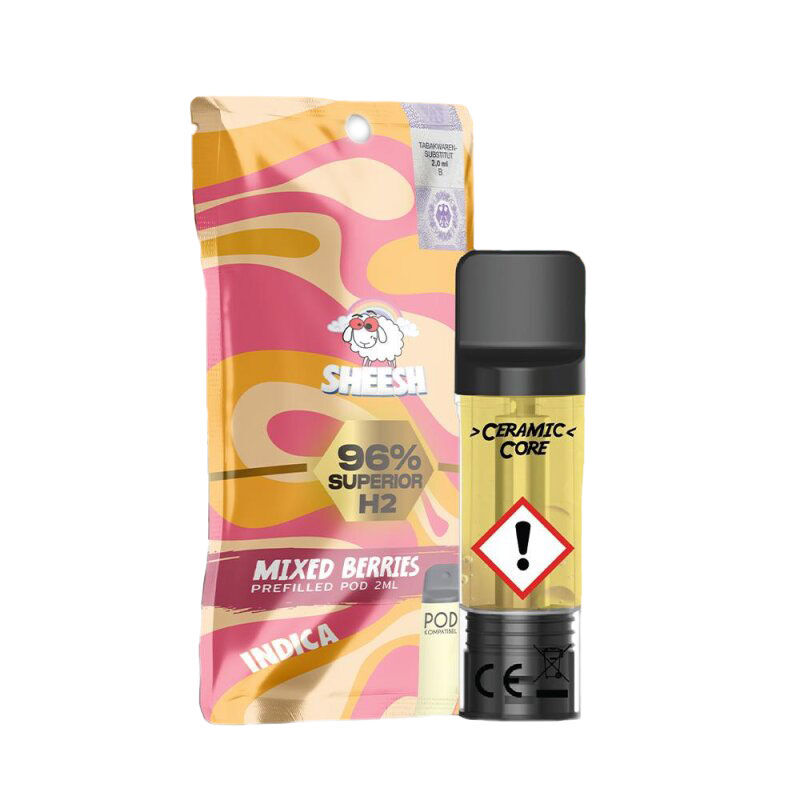 Sheesh Pod 96% H2 Superior 2ml Mixed Berry