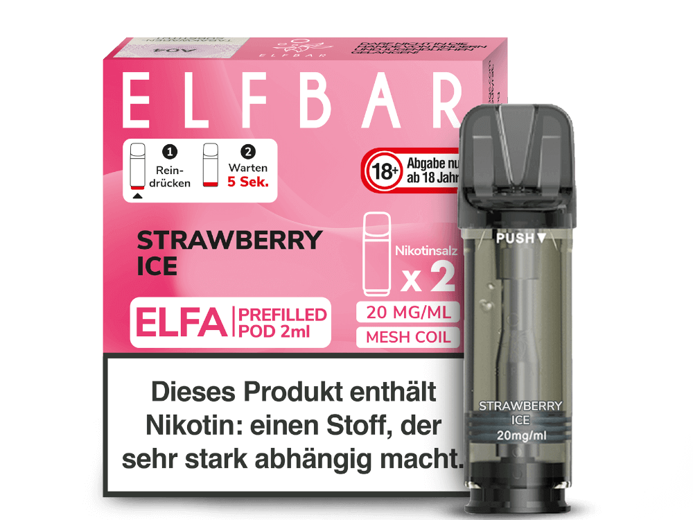 Elfbar Elfa Pods 2 Stück Strawberry Ice