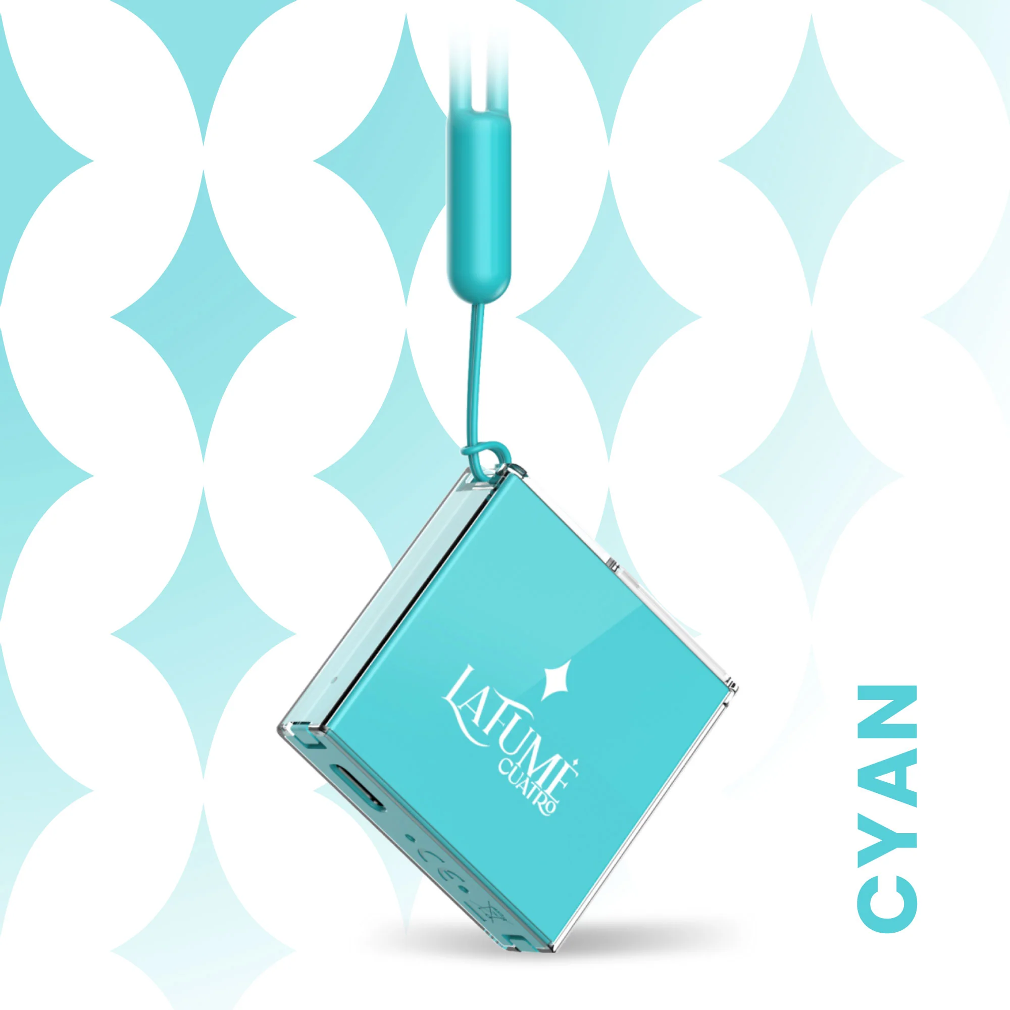 La Fume Cuatro Akkuträger Cyan