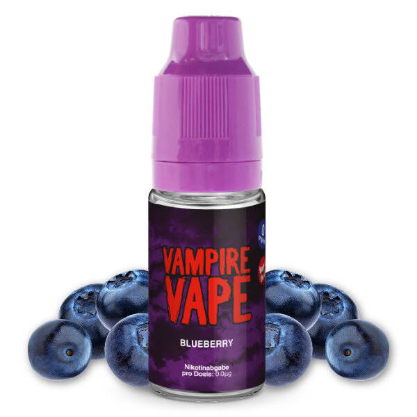 Vampire Vape 10ml Nikotinfrei Blueberry